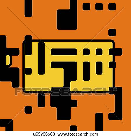 Computer chip, illustration. View Large Photo Image Stock Image - Computer chip, illustration.. Fotosearch