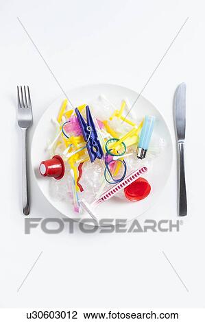 Conceptual image of plastic pollution entering the food chain. View Large Photo Image Stock Image - Conceptual image of plastic pollution entering the food chain.. Fotosearch