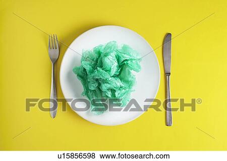 Conceptual image of plastic pollution entering the food chain. View Large Photo Image Stock Photo - Conceptual image of plastic pollution entering the food chain.. Fotosearch