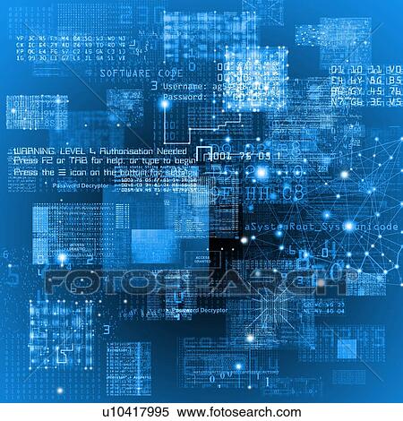 Stock Photography - Data and network, abstract illustration.. Fotosearch