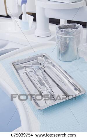 Dental equipment on tray View Large Photo Image Picture - Dental equipment on tray. Fotosearch