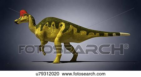 Stock Image - Dinosaur, computer illustration.. Fotosearch