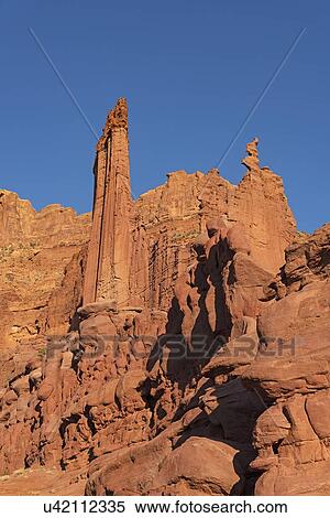 Stock Photography - Fisher Towers in Utah, USA. Fotosearch