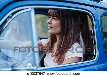 Friends on road trip View Large Photo Image Stock Photo - Friends on road trip. Fotosearch