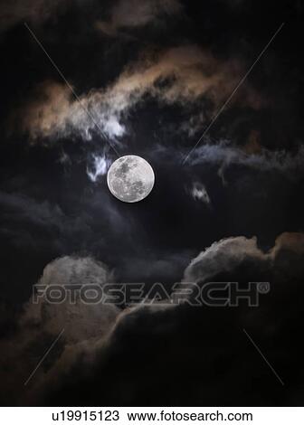 Full moon among clouds View Large Photo Image Stock Image - Full moon among clouds. Fotosearch