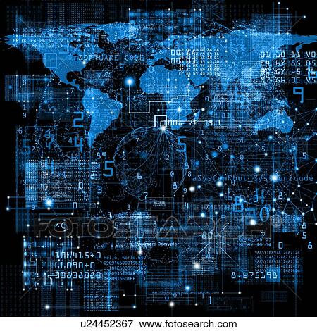 Global data network, abstract illustration. View Large Photo Image Stock Photo - Global data network, abstract illustration.. Fotosearch