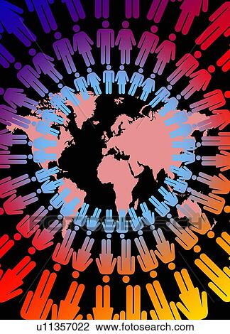 Stock Image - Global sexuality, conceptual illustration.. Fotosearch