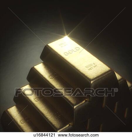 Gold bars, studio shot. View Large Photo Image Stock Image - Gold bars, studio shot.. Fotosearch