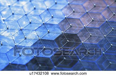 Stock Photo - Graphene, computer illustration.. Fotosearch