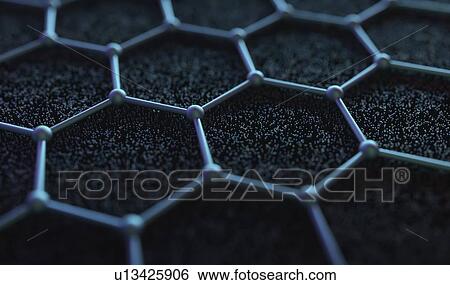 Stock Photograph - Graphene, computer illustration.. Fotosearch