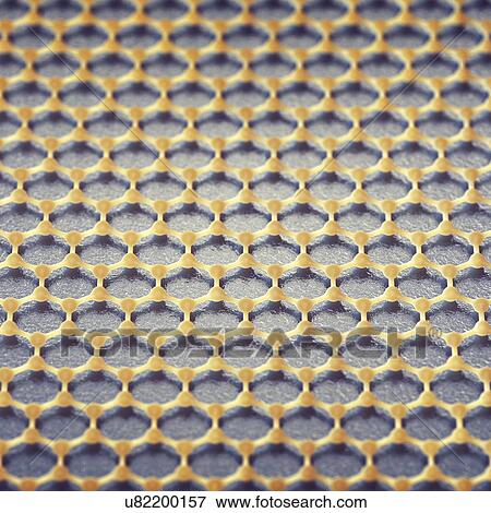 Stock Photo - Graphene sheet, illustration.. Fotosearch