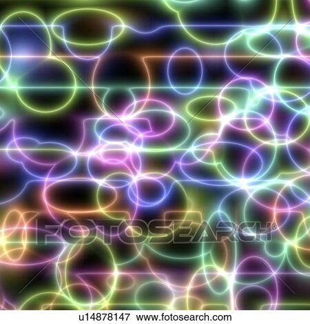 Illuminated colourful shapes, illustration. View Large Photo Image Stock Photo - Illuminated colourful shapes, illustration.. Fotosearch