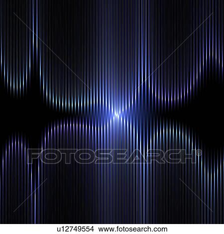 Illuminated lines, illustration. View Large Photo Image Picture - Illuminated lines, illustration.. Fotosearch