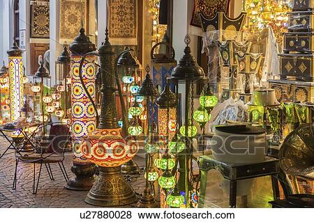 Lanterns at market in Manama, Bahrain View Large Photo Image Stock Photo - Lanterns at market in Manama, Bahrain. Fotosearch
