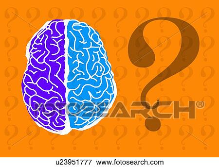 Left and right side of the human brain, illustration. View Large Photo Image Stock Photo - Left and right side of the human brain, illustration.. Fotosearch