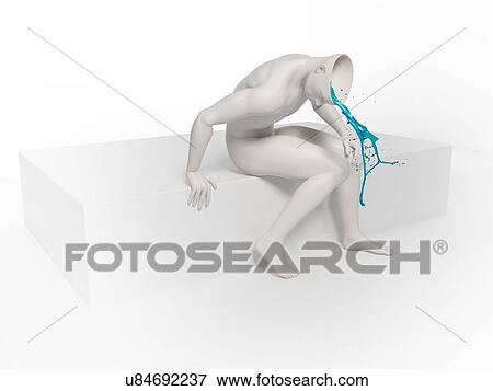 Stock Photo - Mental health issues, conceptual illustration.. Fotosearch