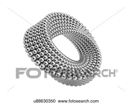 Mobius band of metal ball, illustration. View Large Photo Image Stock Image - Mobius band of metal ball, illustration.. Fotosearch