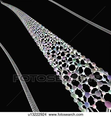 Model of carbon nanotube. Computer generated image. View Large Photo Image Picture - Model of carbon nanotube. Computer generated image.. Fotosearch