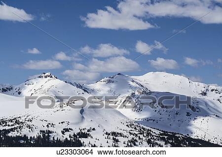 Mountains in Loveland Pass, Colorado, USA View Large Photo Image Picture - Mountains in Loveland Pass, Colorado, USA. Fotosearch