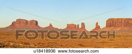 Stock Photograph - Panorama of Monument Valley in Arizona, USA. Fotosearch
