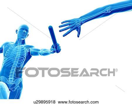 Person passing a relay baton, computer artwork. View Large Photo Image Stock Photo - Person passing a relay baton, computer artwork.. Fotosearch
