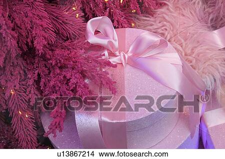 Pink gift box View Large Photo Image Picture - Pink gift box. Fotosearch