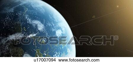 Planet earth, computer illustration. View Large Photo Image Picture - Planet earth, computer illustration.. Fotosearch