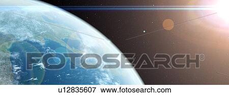 Stock Photo - Planet earth, computer illustration.. Fotosearch