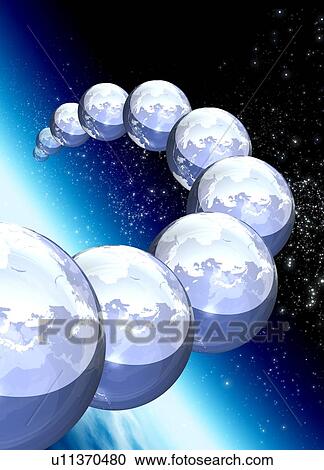 Planets in space, computer artwork. View Large Photo Image Stock Image - Planets in space, computer artwork.. Fotosearch
