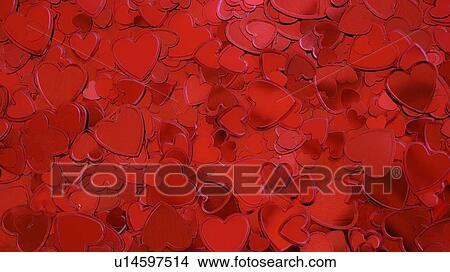 Red heart confetti View Large Photo Image Picture - Red heart confetti. Fotosearch