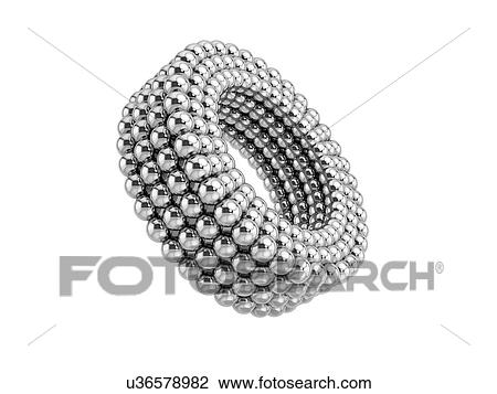 Ring of metal balls, illustration. View Large Photo Image Stock Image - Ring of metal balls, illustration.. Fotosearch