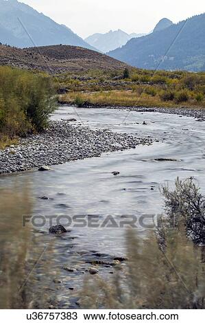 River by mountains in Sun Valley, Idaho, USA View Large Photo Image Stock Image - River by mountains in Sun Valley, Idaho, USA. Fotosearch