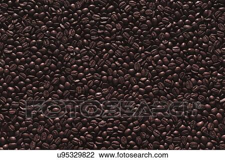 Roasted coffee beans, full frame. View Large Photo Image Stock Image - Roasted coffee beans, full frame.. Fotosearch