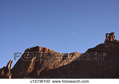 Stock Image - Rock formation in Arches National Park, Utah, USA. Fotosearch