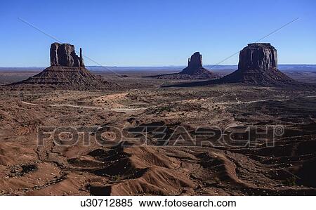Stock Photography - Rock formations in Monument Valley, Arizona, USA. Fotosearch