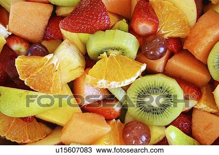 Stock Image - Selection of fresh fruit.. Fotosearch