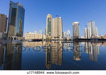 Picture - Skyscrapers in Kuwait. Fotosearch