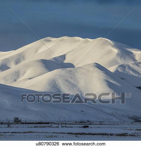 Snow capped mountain in Picabo, Idaho View Large Photo Image Stock Photograph - Snow capped mountain in Picabo, Idaho. Fotosearch