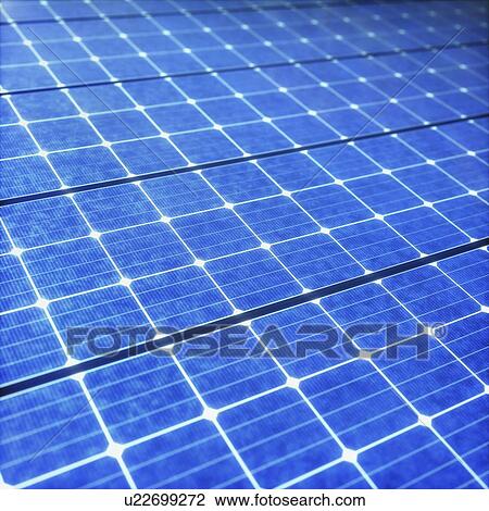 Stock Image - Solar panel, computer illustration.. Fotosearch