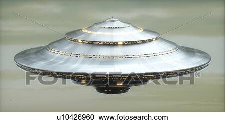 Spaceship in sky, illustration. View Large Photo Image Stock Image - Spaceship in sky, illustration.. Fotosearch
