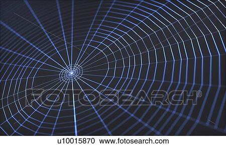 Stock Image - Spider web, illustration.. Fotosearch