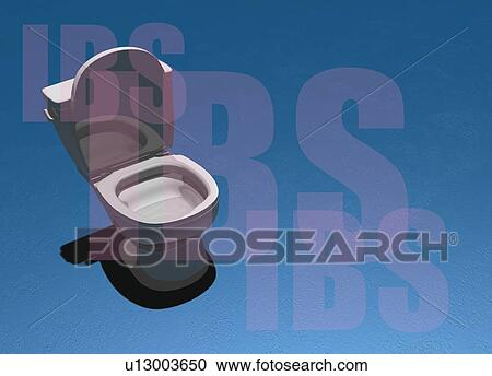 Toilet and irritable bowel syndrome, illustration. View Large Photo Image Stock Image - Toilet and irritable bowel syndrome, illustration.. Fotosearch