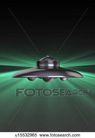 Stock Photography - UFO, illustration.. Fotosearch