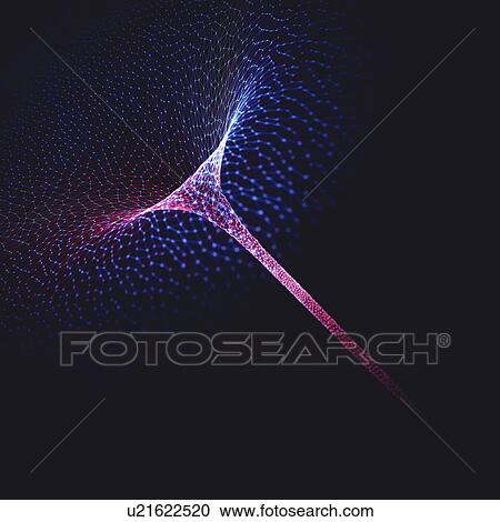 Stock Image - Wormhole, illustration.. Fotosearch