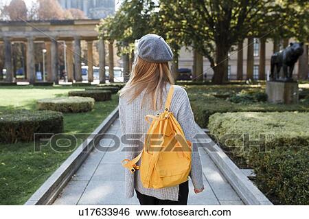 Young woman in Museum Island Park in Berlin, Germany View Large Photo Image Stock Photograph - Young woman in Museum Island Park in Berlin, Germany. Fotosearch