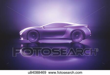 Aerodynamic sports car, computer illustration. View Large Photo Image Stock Photo - Aerodynamic sports car, computer illustration.. Fotosearch