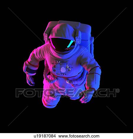Astronaut, computer illustration. View Large Photo Image Picture - Astronaut, computer illustration.. Fotosearch