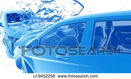 Car crash, computer illustration. View Large Photo Image Stock Photo - Car crash, computer illustration.. Fotosearch