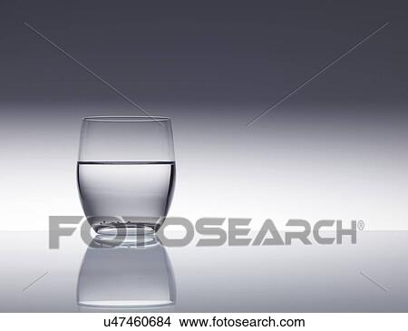 Picture - Clean drinking water in a glass.. Fotosearch