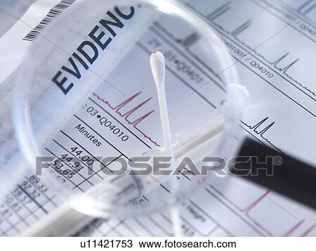 DNA (deoxyribonucleic acid) test results with swab. View Large Photo Image Stock Image - DNA (deoxyribonucleic acid) test results with swab.. Fotosearch